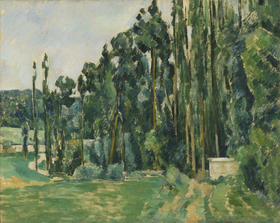Paul Cézanne, Les Peupliers, vers 1879-1880.