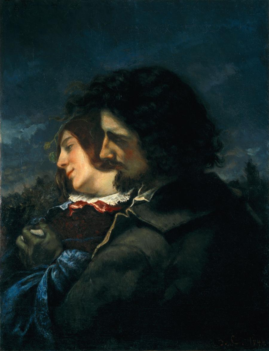 Gustave Courbet, Les Amants dans la campagne: sentiments du jeune âge, 1844.
