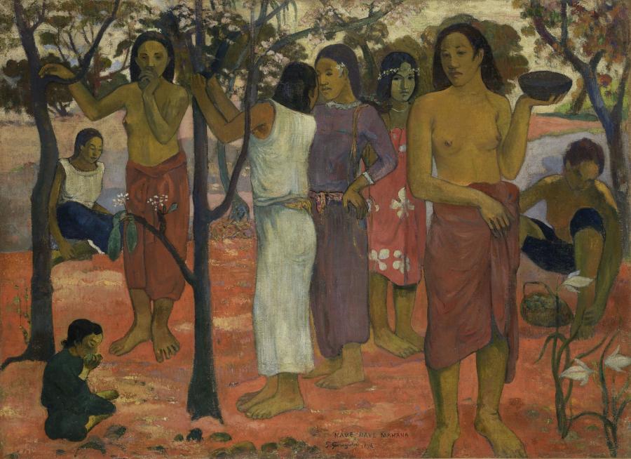 Paul Gauguin, Nave Nave Mahana, 1896.